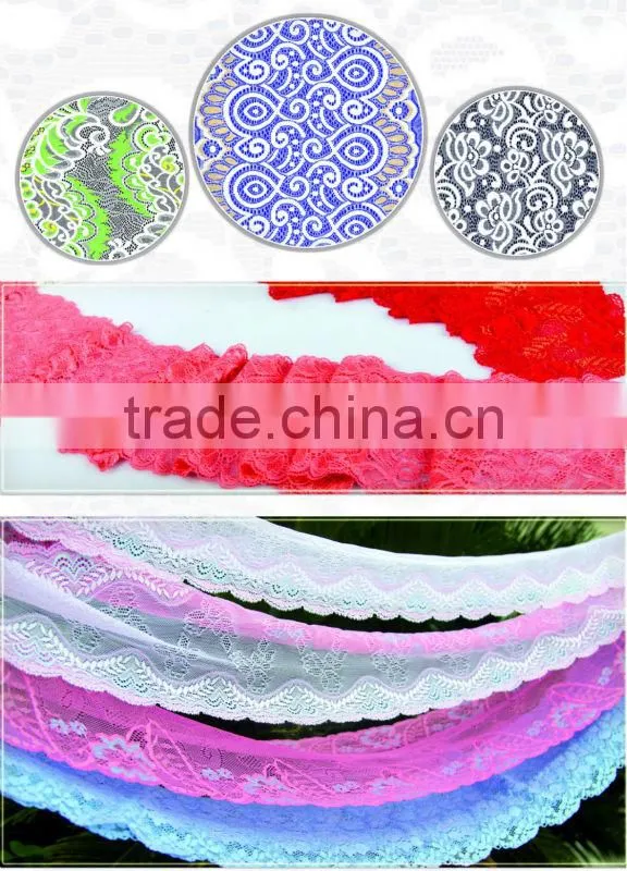 top grade gold silk lace for lingerie pants and scarf