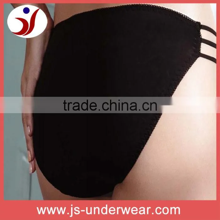 ladies nylon hollow out black panties, fashion sexy girls transparent bikini panties