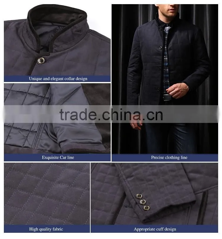 Custom Business Formal Point Collar Men Winter Jackets
