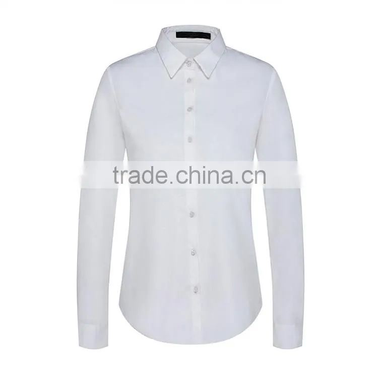 Wholesale fashion close-fitting shirt for office ladies,images of ladies casual tops