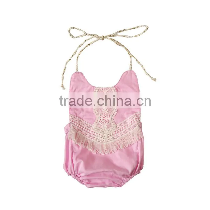 2017 Summer baby girls boutique clothing wholesale baby girl romper