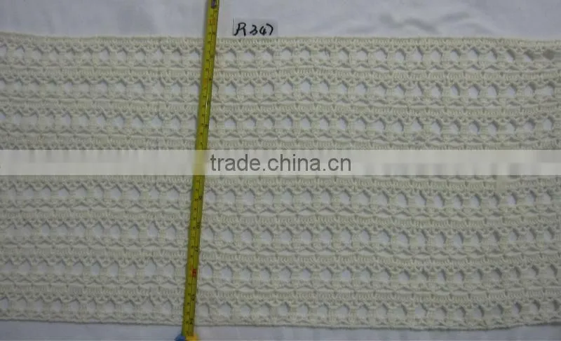 cotton crochet fabric textile design