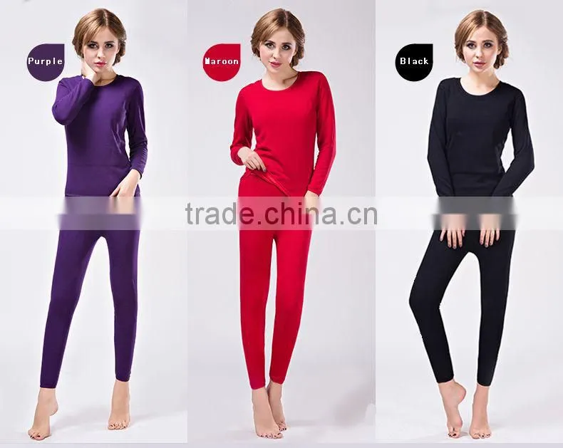 promotional ladies long johns long shirt and long pants