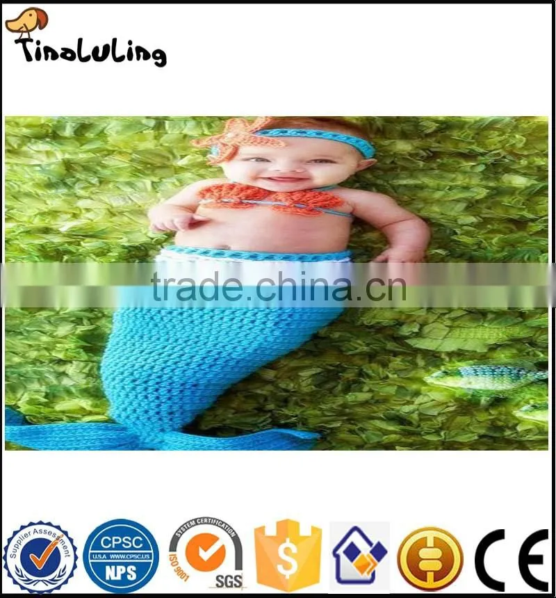 NPT91 Tinaluling newborn Wholesale Cute Baby Mermaid Photography Props Costumes