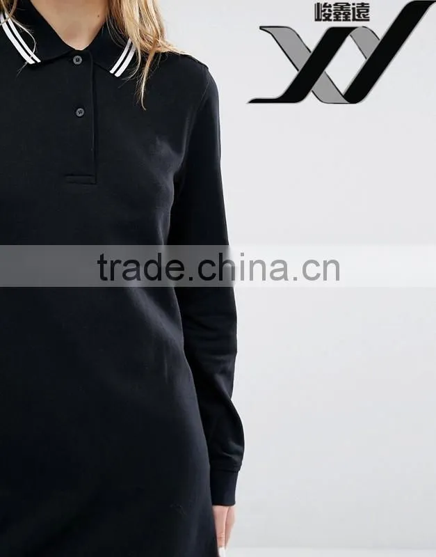 polo dress in casual preppy style for girls