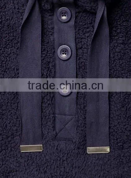 Women's Fleece Jacket with Snap Closure PQ222