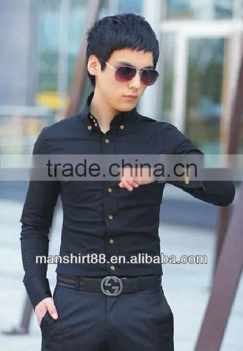 High quality Slim fit 100%Cotton Casual shirt for men with wendsor collar