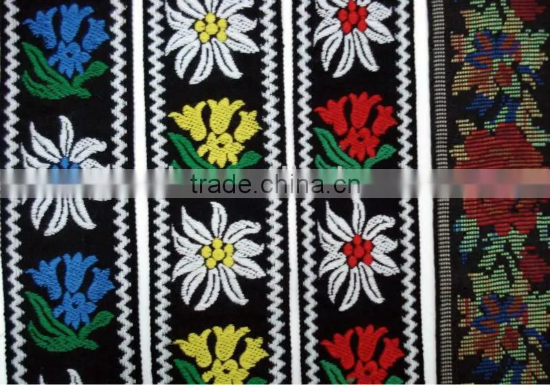 auto shuttleless narrow width ribbon /belt computerized jacquard weaving needle loom
