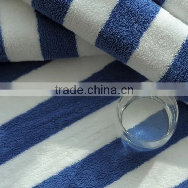 soft comfortable blue and white stripe hotel 21 bath towels