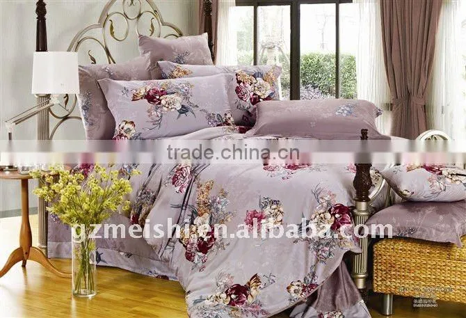 Romantic printing home bedding sets