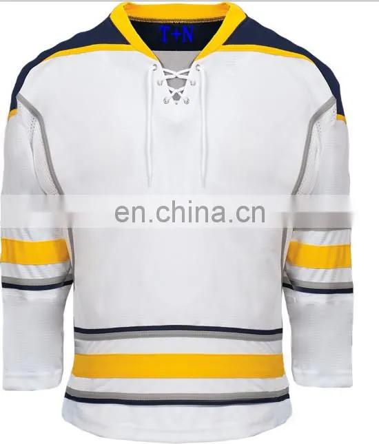 100% polyester reversible custom ice hockey uniform