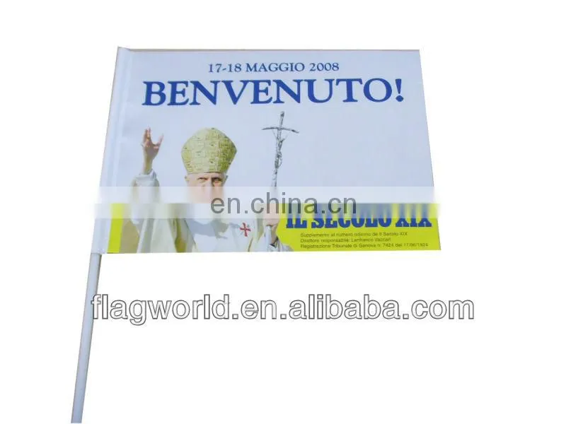 Brazil hand flags