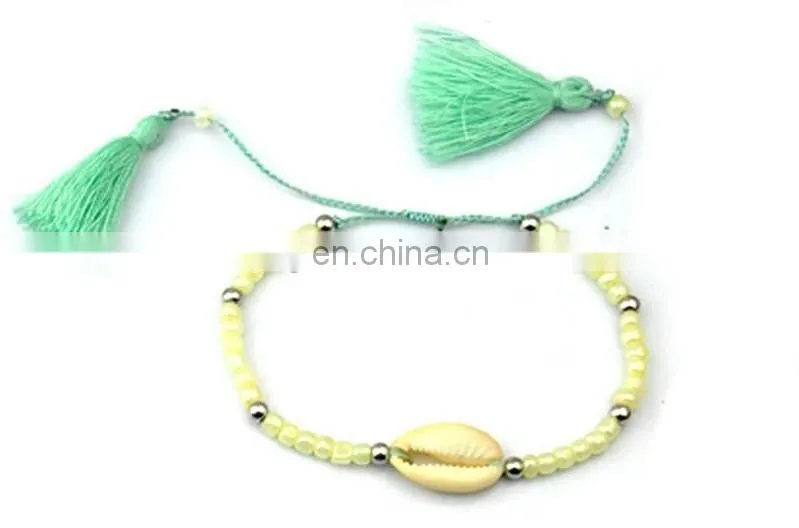 New Fashion Friendship Wrist Band Braided Macrame Cotton Bracelet