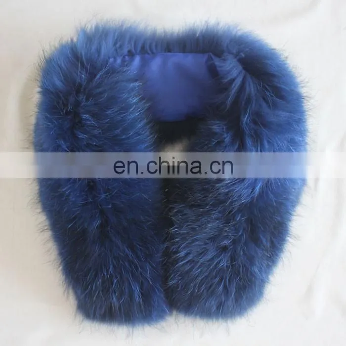 Wholesale China Dyed Color Real Shawls Raccoon Fur Wrap