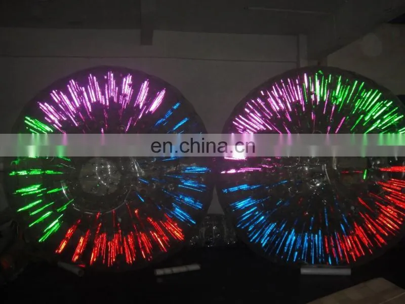 Cheap price!! Top quality 0.8mm/1.0mm PVC/TPU inflatable light zorb ball,light zorbing ball