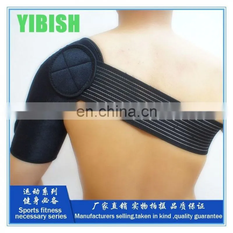 FDA Approved Adjustable Single Shoulder Brace Elastic Gym Sports Support Strap Wrap,orthopedic braces#HJ0002