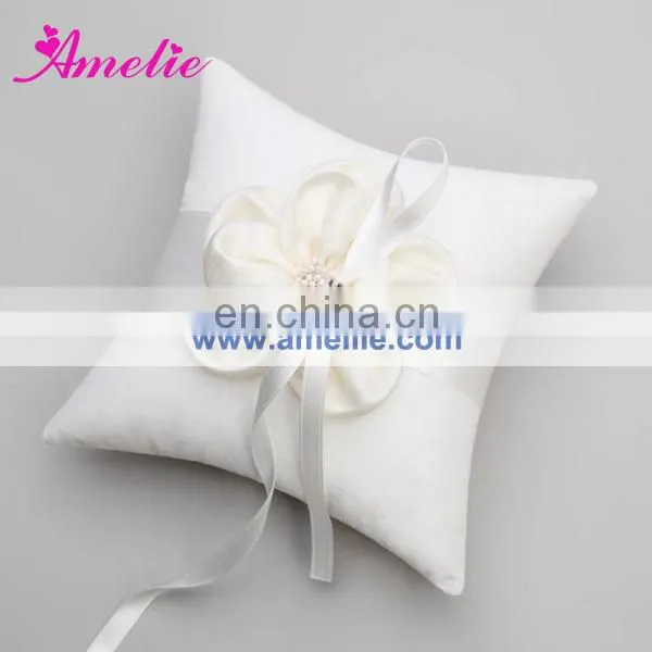 AW1404 Satin flower flower girl ring pillow