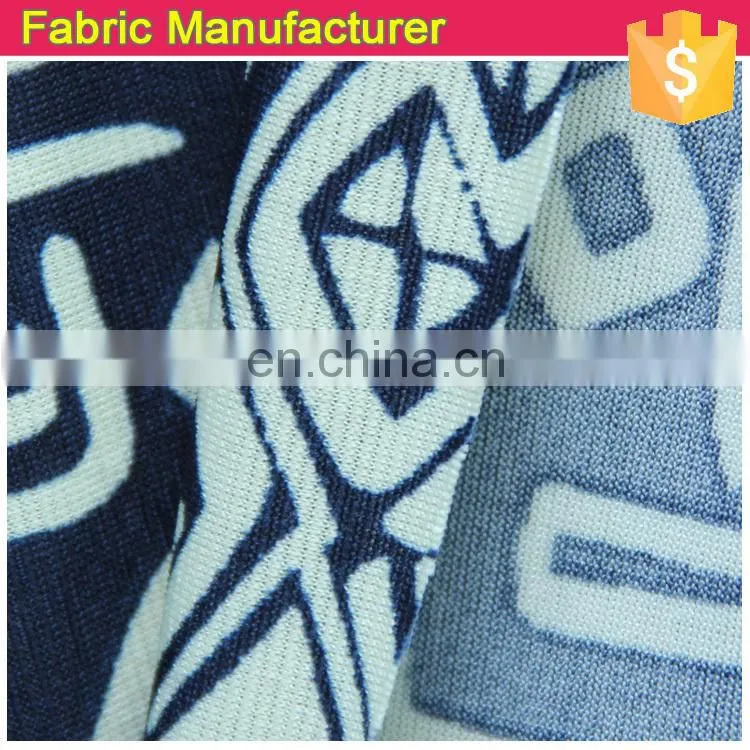 Onway Textile High quality fdy/dty/ity printing spandex jersey for garments