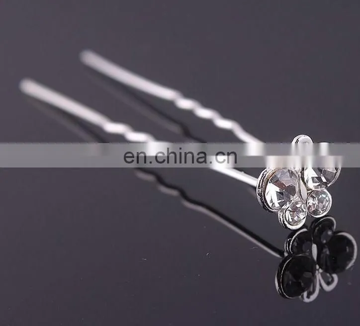 Factory wholesale silver five star hair pins