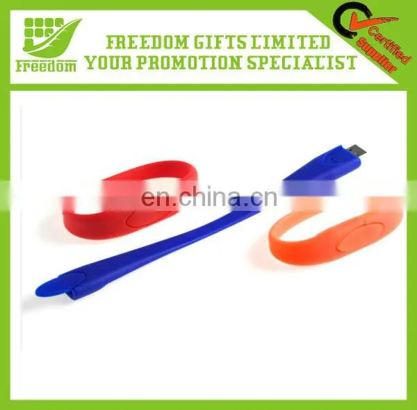 Fashonable Silicone Strap USB Flash Drive