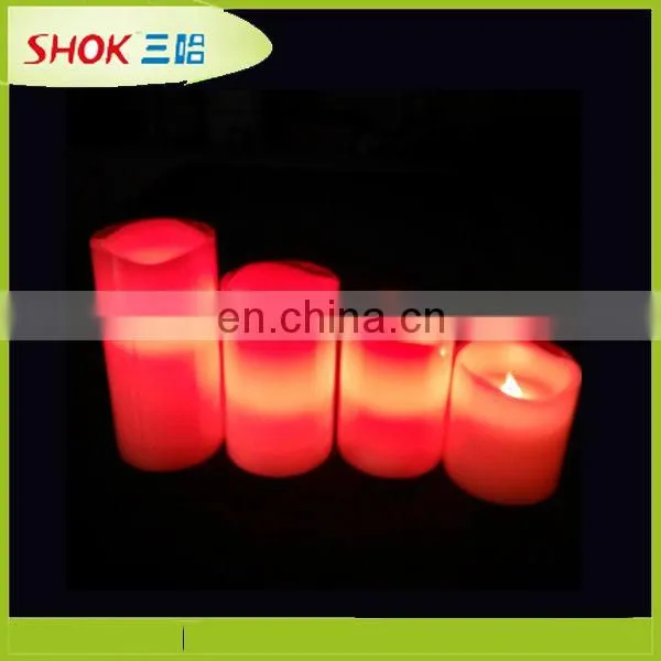 Beautiful in colors new design purple flashing led candle