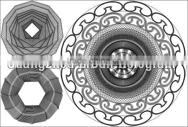 Security thread watermark paper & cotton fiber paper