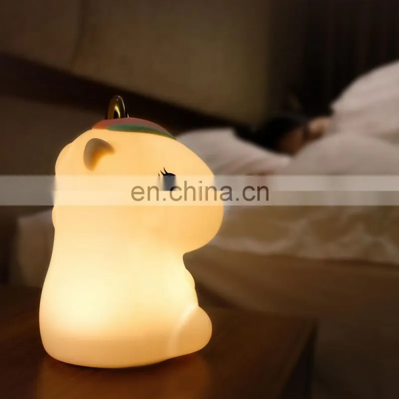 Factory cheap bed Lamp horse unicorn led table light night lamp for kids