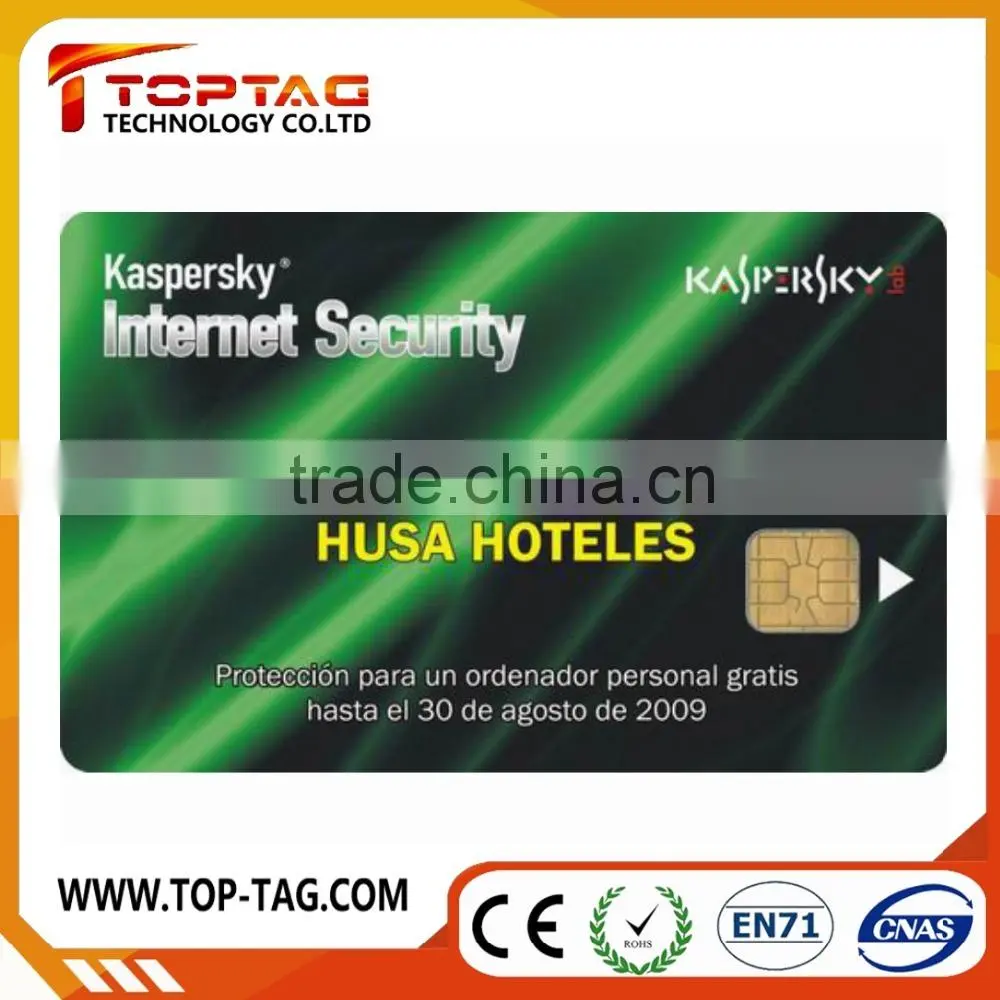 Full color printed contact IC card / contact smart cards