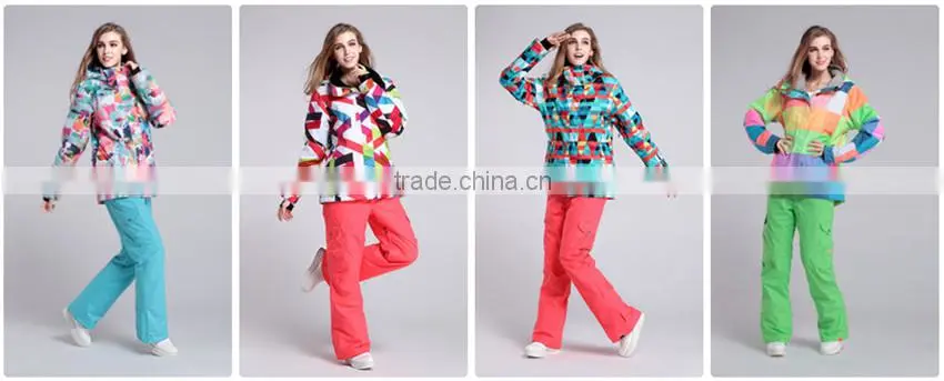 Custom thinsulate winter ski snowboard/winter jackets for women