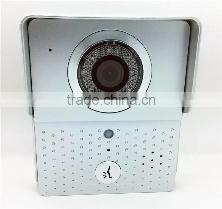 Remote Unlock Wireless WIFI Video Door Phone New Edition WIFI-602 with Rainproof Cover Including A Small Wireless Separate Bell