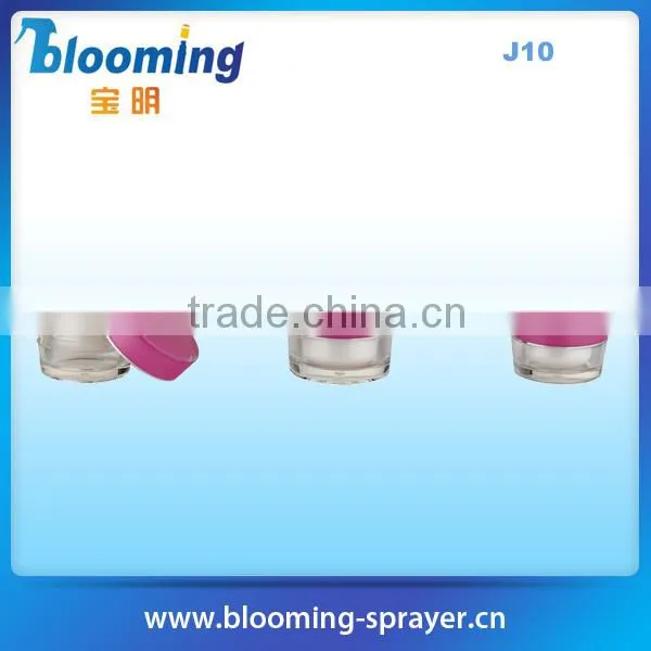 J10 cream acrylic cosmetic jar