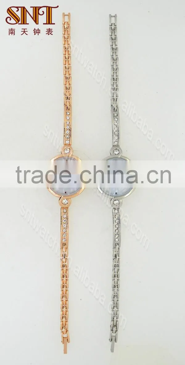 Luxury alloy watch with slim strap on sale