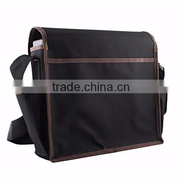 Heavy Duty Polyester Electrical Tool Kit Bag Black Electrical Tool Kit Bag Sling Electrical Tool Kit Bag With Buckle Closure