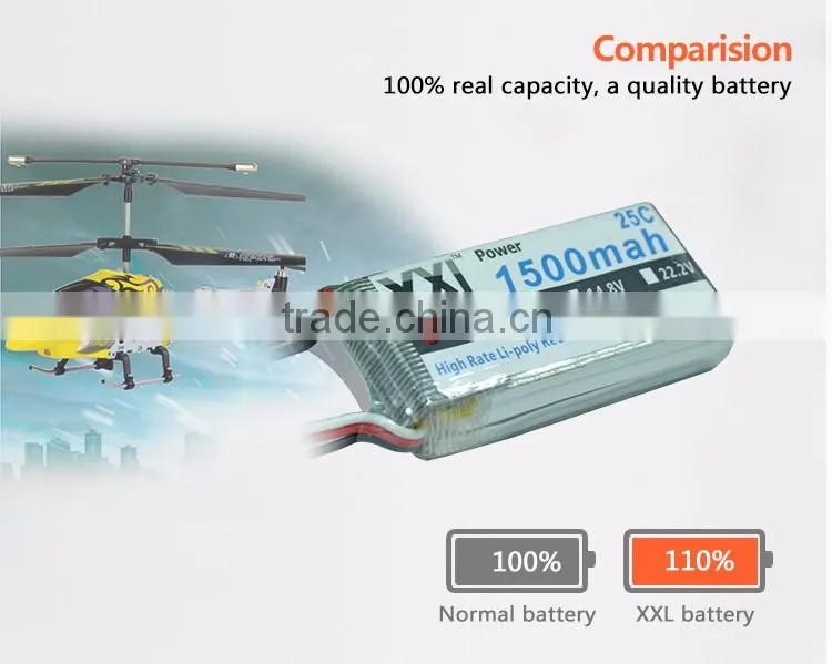 XXL Power 25C MAX 30C 2s Lipo Battery 7.4V 1500MAH AKKU Car Helicopter Quadcopter battery pack