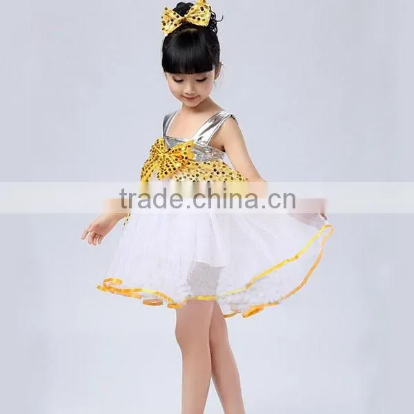 Promotion price bubble skirt flower girl dress flower girl baby party dresses (rose/ gold/ pink/ green)