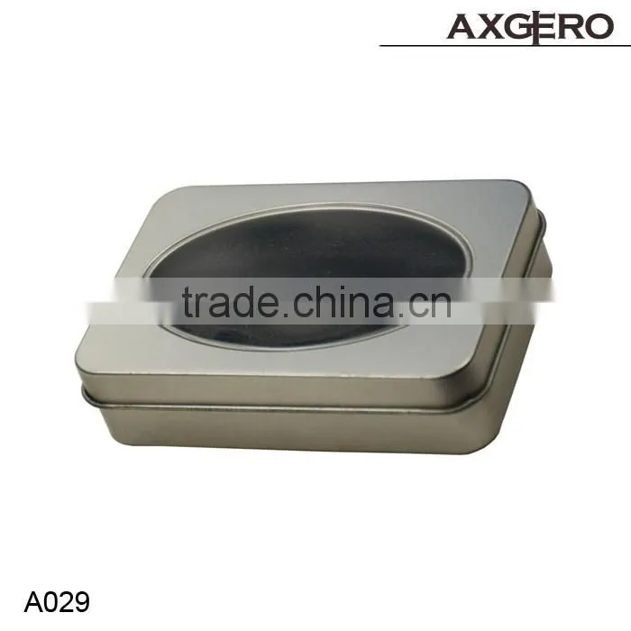 Popular gift wrap boxes for watch, Metal watch tin box
