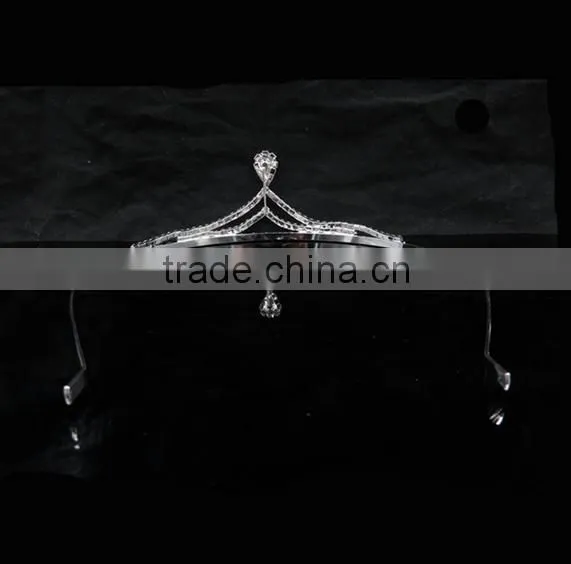 Best Selling Wholesale Wedding Hair Jewelry Crystal Crown Headband For Sale