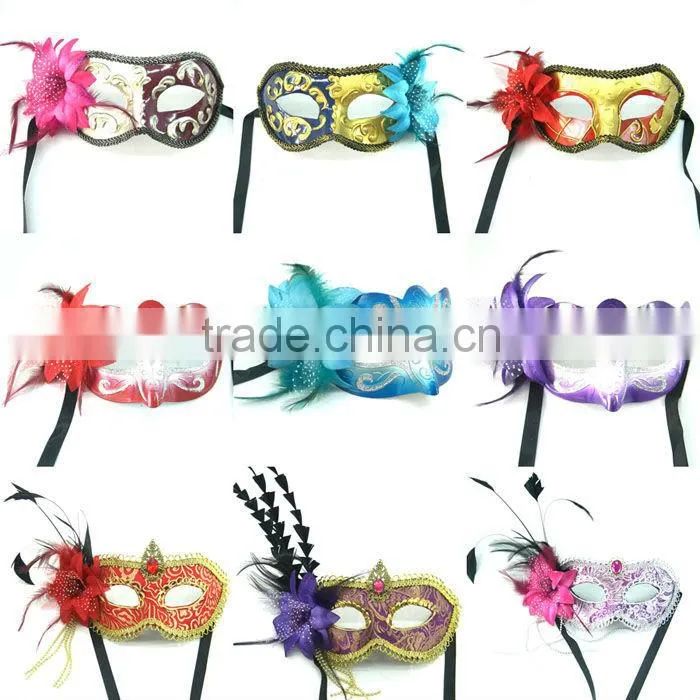 Feather Half Face Eye Masks Manufacturer
