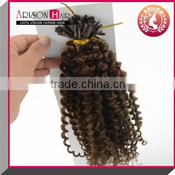 100% Remy Brazilian virgin hair I tip hair extension