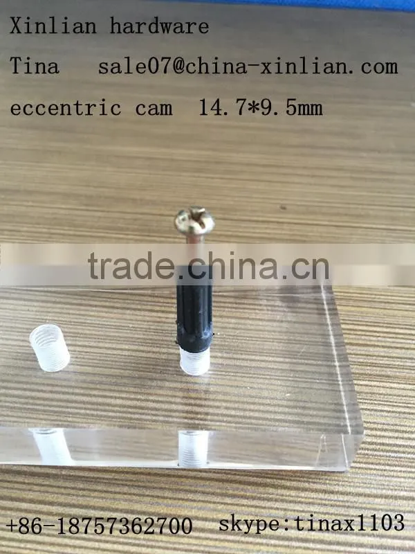 Furniture connecting fittings eccentric cam screw drilling nut/ furniture connecting fittings