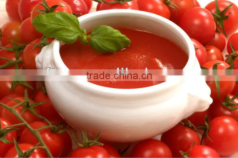 tinned and plastic packed canned tomato ketchup