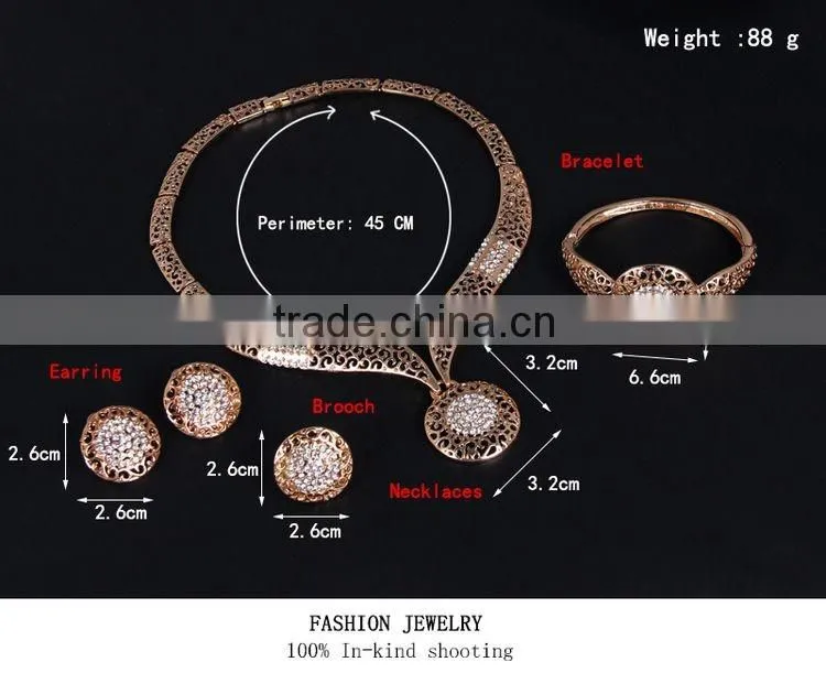 Manufacturers,Gold Jewellery Gold Plated Jewelry Set Zircon Jewelry Set