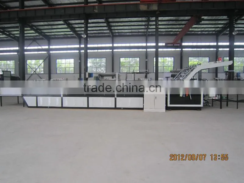 adsorb flute laminater machine
