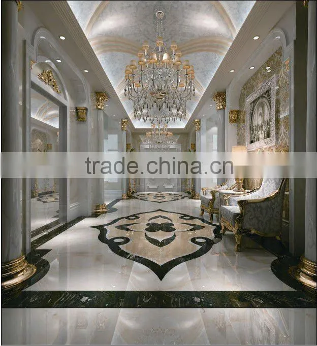 Interior Micro Crystal Stone Floor And Wall Tile 80x80CM