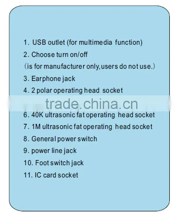 New arrival desktop 40KHz/1MHz fat burning ultra rf cavitation machine
