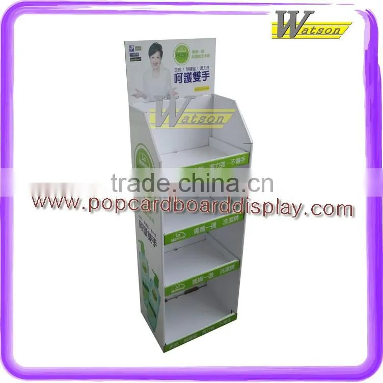 Hand cream Cardboard shelves display rack
