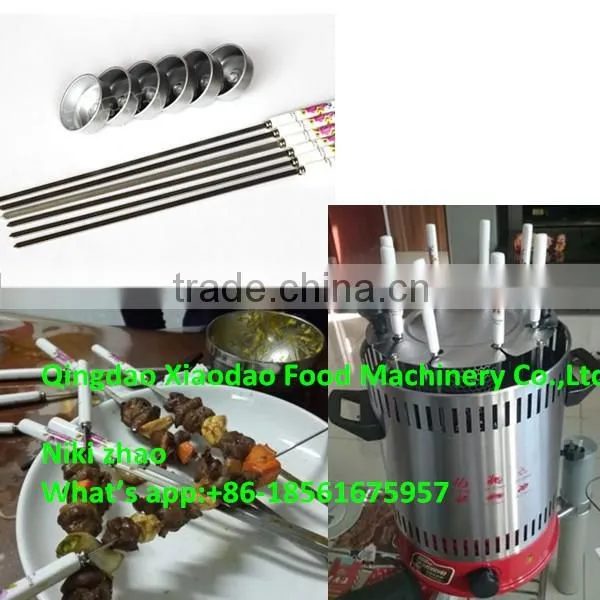 Portable electric rotary grill machine