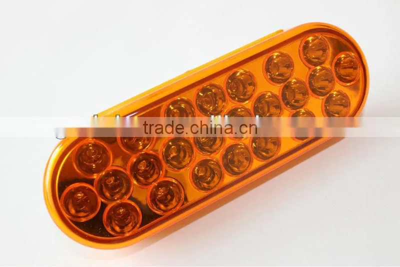 12/24V 6 inch oval led truck turn light,led brake light