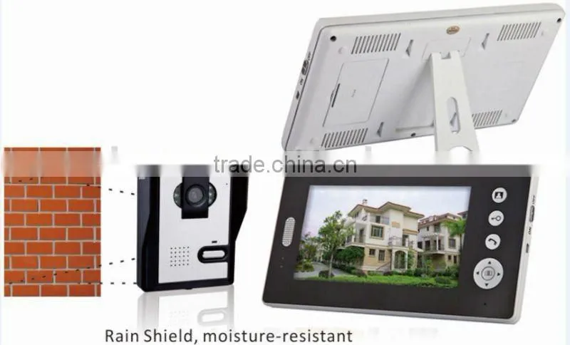 7 inch color wireless video door phone