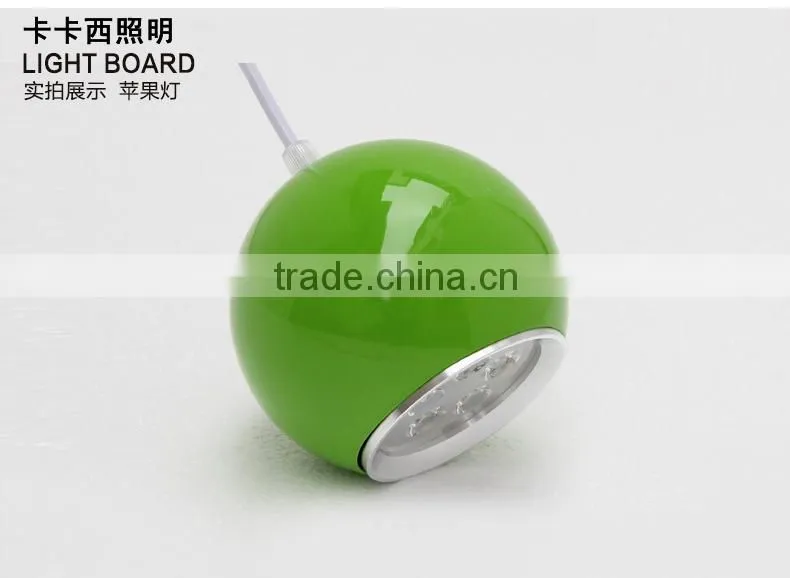 Apple LED Chandelier Pendant Lights 5W 7W Bar Lamp LED Restaurant Droplight